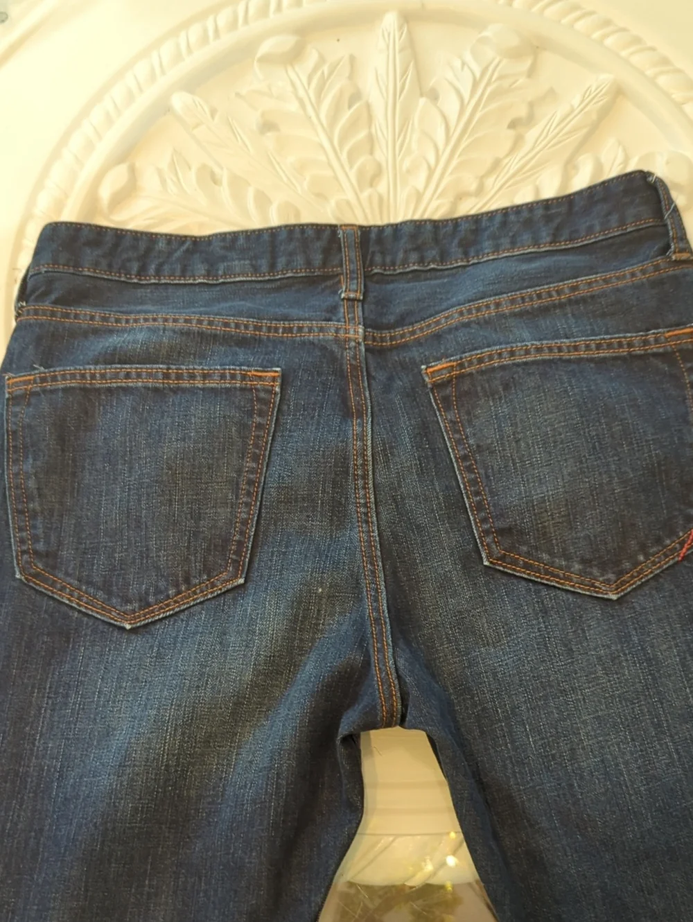 Banana Republic 100% Cotton Slim Fit Men's Indigo Straight Jeans 32/30